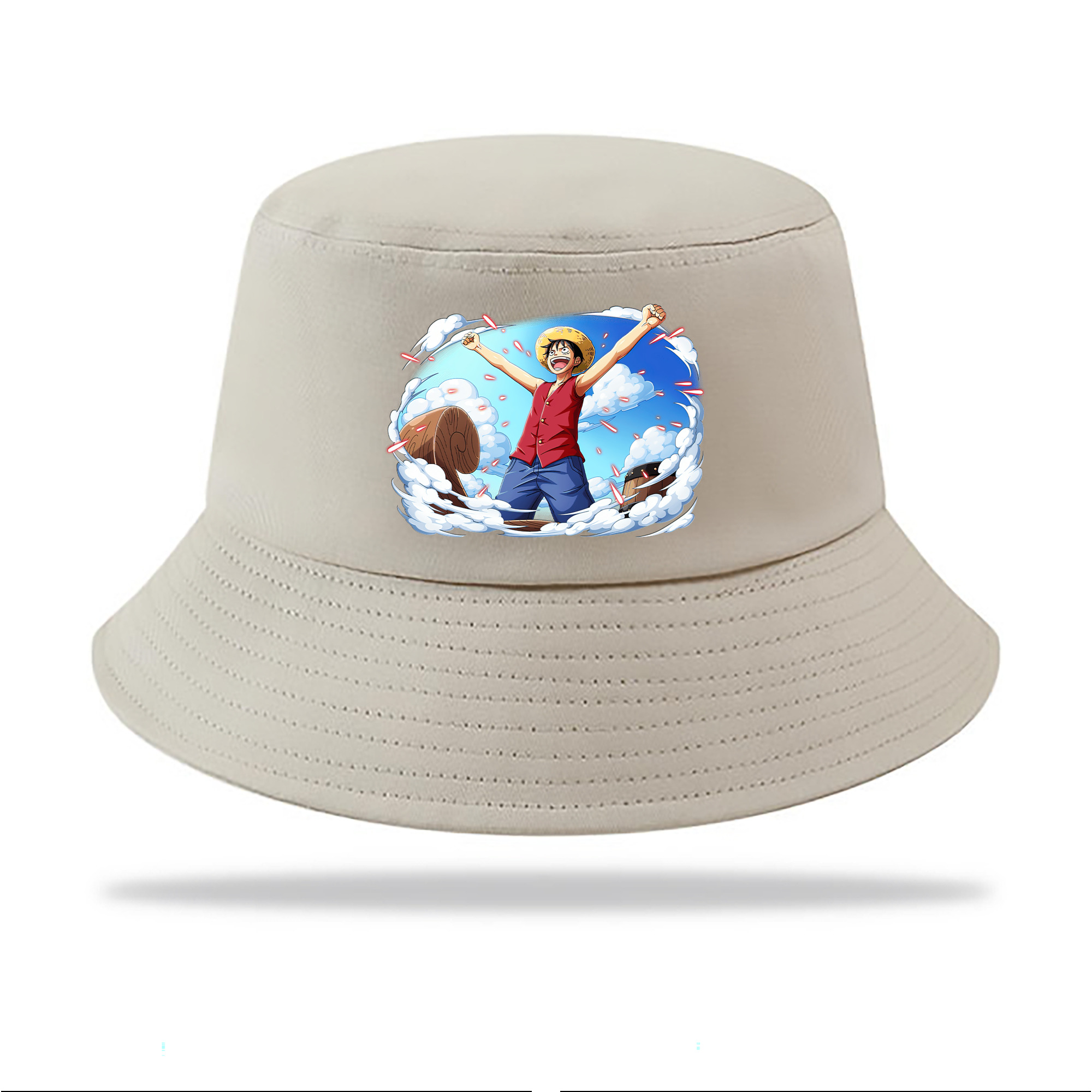 ワンピース モンキー・D・ルフィ ONE PIECE Monkey D. Luffy アウトドア日除けバケットハット